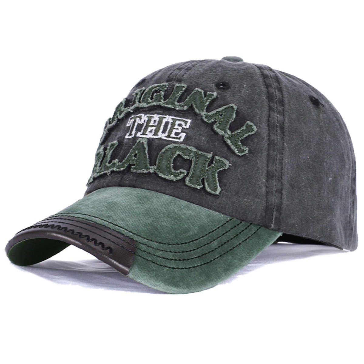 Sporty Baseball Cap Original The Black Vintage Style Used Washed Look ...